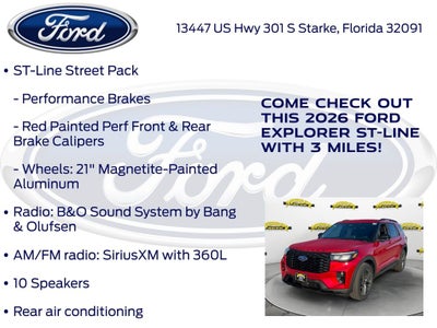 2026 Ford Explorer ST-Line 300A