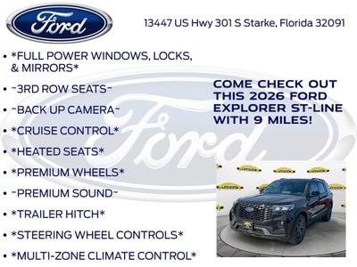 2026 Ford Explorer ST-Line 300A