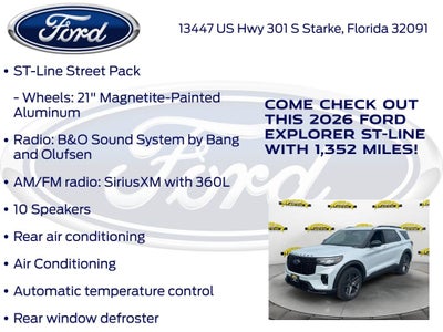 2026 Ford Explorer ST-Line 300A