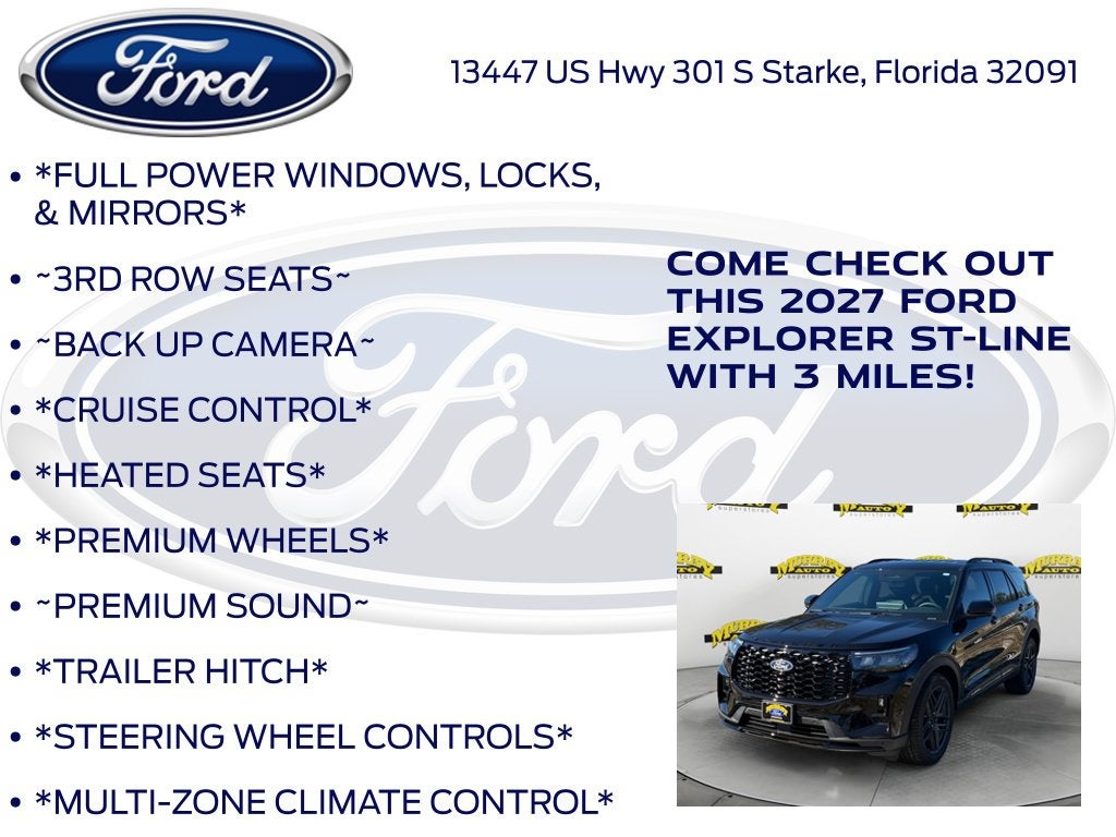2027 Ford Explorer ST-Line 300A