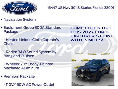 2027 Ford Explorer ST-Line 300A