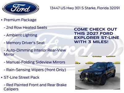 2027 Ford Explorer ST-Line 300A