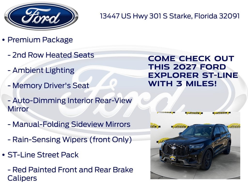 2027 Ford Explorer ST-Line 300A