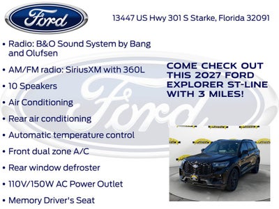 2027 Ford Explorer ST-Line 300A