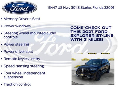 2027 Ford Explorer ST-Line 300A