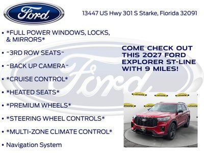2027 Ford Explorer ST-Line 300A