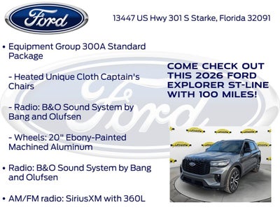 2026 Ford Explorer ST-Line 300A