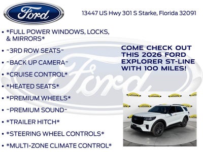 2026 Ford Explorer ST-Line 300A