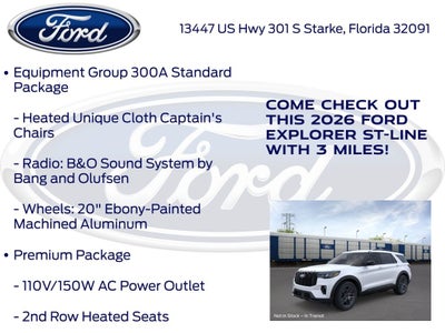 2026 Ford Explorer ST-Line 300A