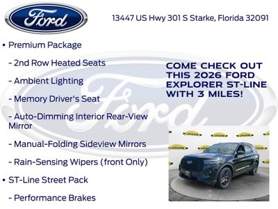 2026 Ford Explorer ST-Line 300A