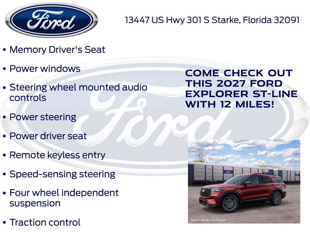 2027 Ford Explorer ST-Line 300A