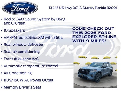 2026 Ford Explorer ST-Line 300A