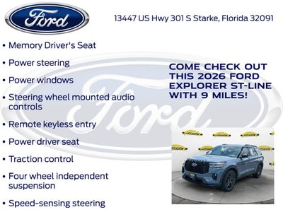 2026 Ford Explorer ST-Line 300A