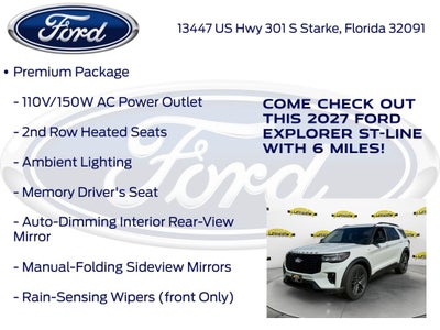 2027 Ford Explorer ST-Line 300A
