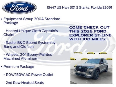 2026 Ford Explorer ST-Line 300A