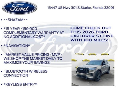 2026 Ford Explorer ST-Line 300A