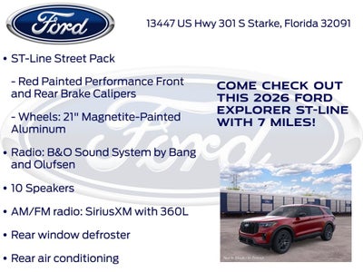 2026 Ford Explorer ST-Line 300A