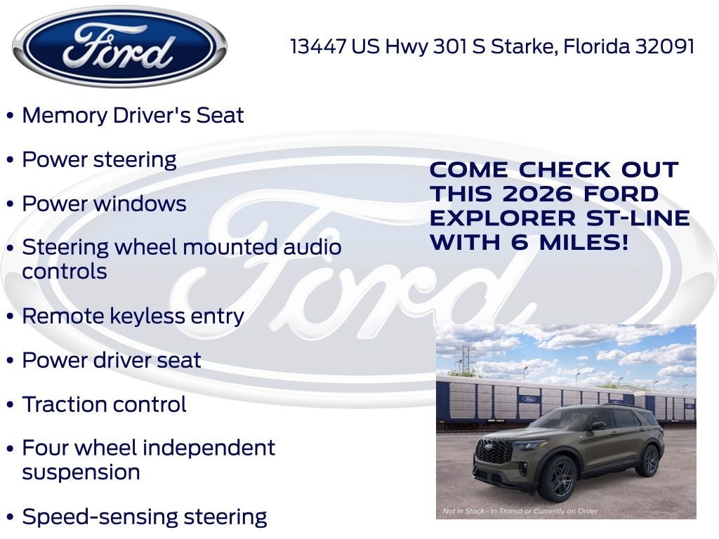 2026 Ford Explorer ST-Line 300A