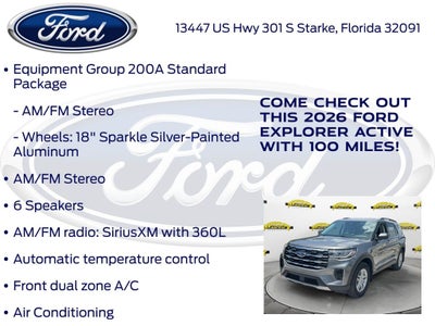 2026 Ford Explorer Active 200A