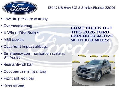 2026 Ford Explorer Active 200A