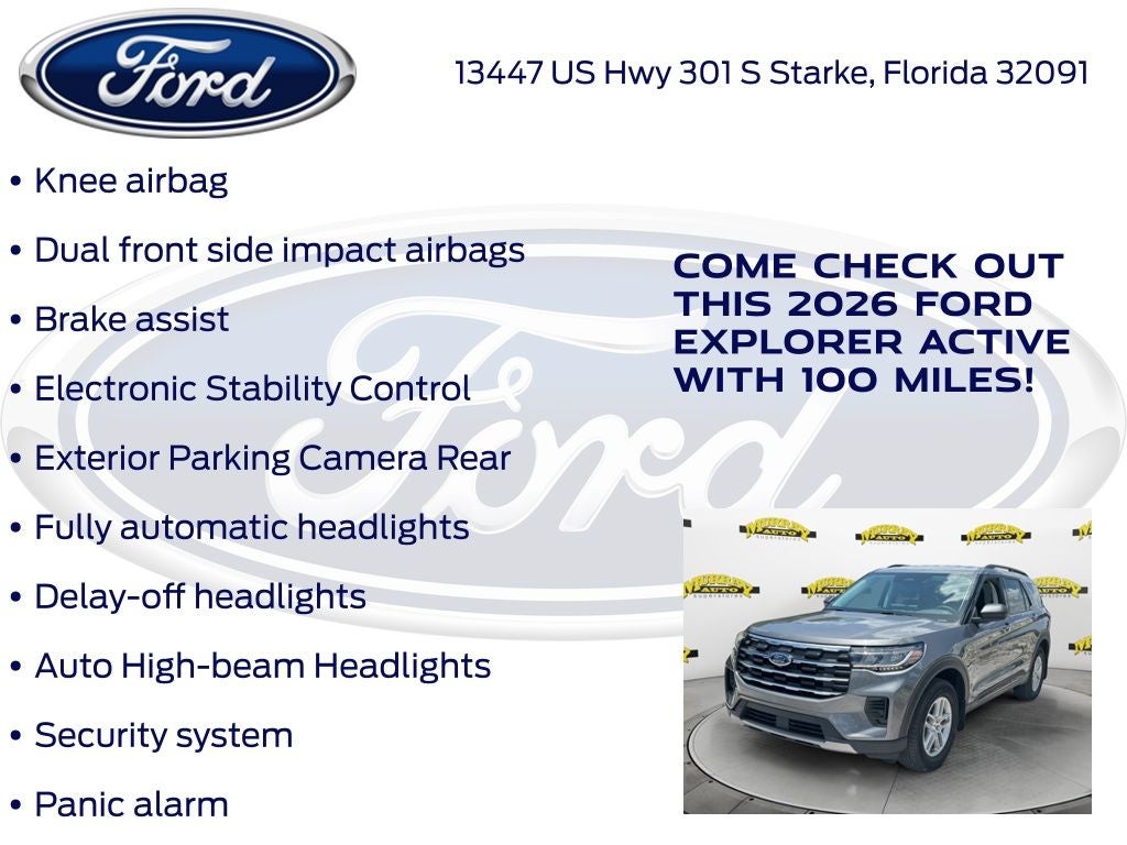2026 Ford Explorer Active 200A