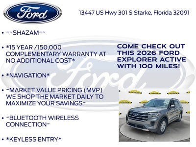 2026 Ford Explorer Active 200A