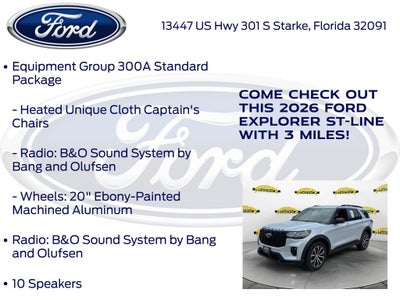 2026 Ford Explorer ST-Line 300A