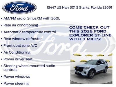 2026 Ford Explorer ST-Line 300A