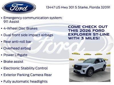 2026 Ford Explorer ST-Line 300A