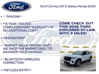 2026 Ford Explorer ST-Line 300A