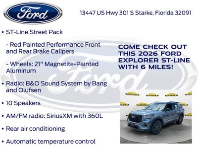 2026 Ford Explorer ST-Line 300A