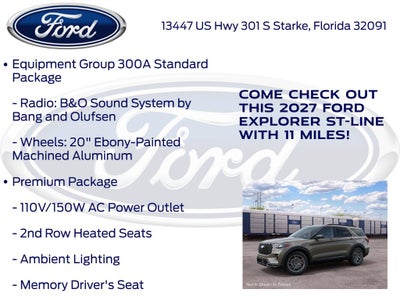 2027 Ford Explorer ST-Line 300A