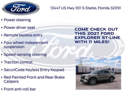 2027 Ford Explorer ST-Line 300A