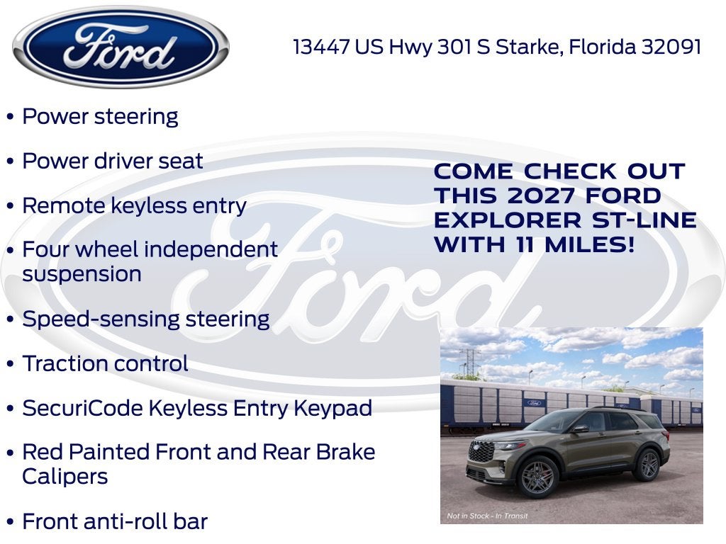 2027 Ford Explorer ST-Line 300A
