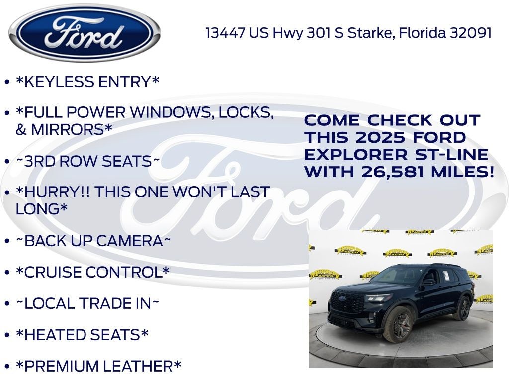 2025 Ford Explorer ST-Line