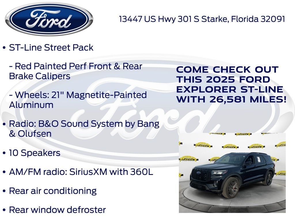 2025 Ford Explorer ST-Line