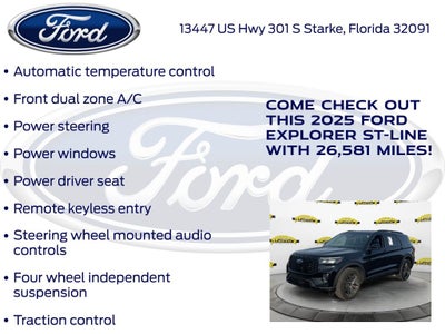 2025 Ford Explorer ST-Line