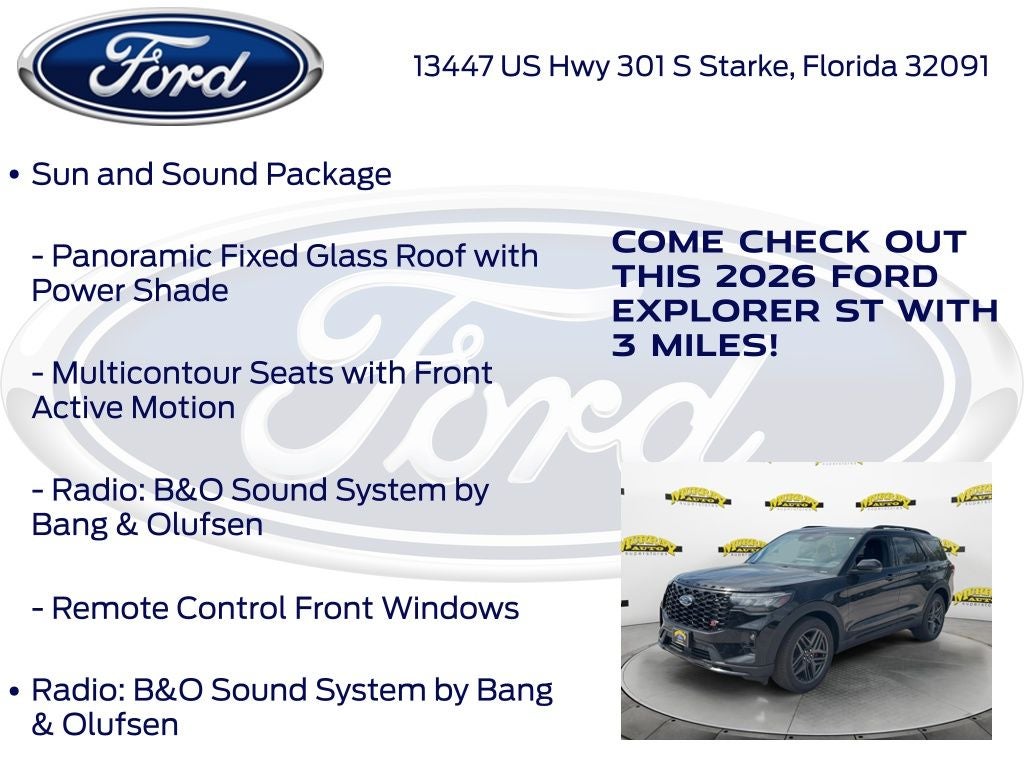 2026 Ford Explorer ST 400A
