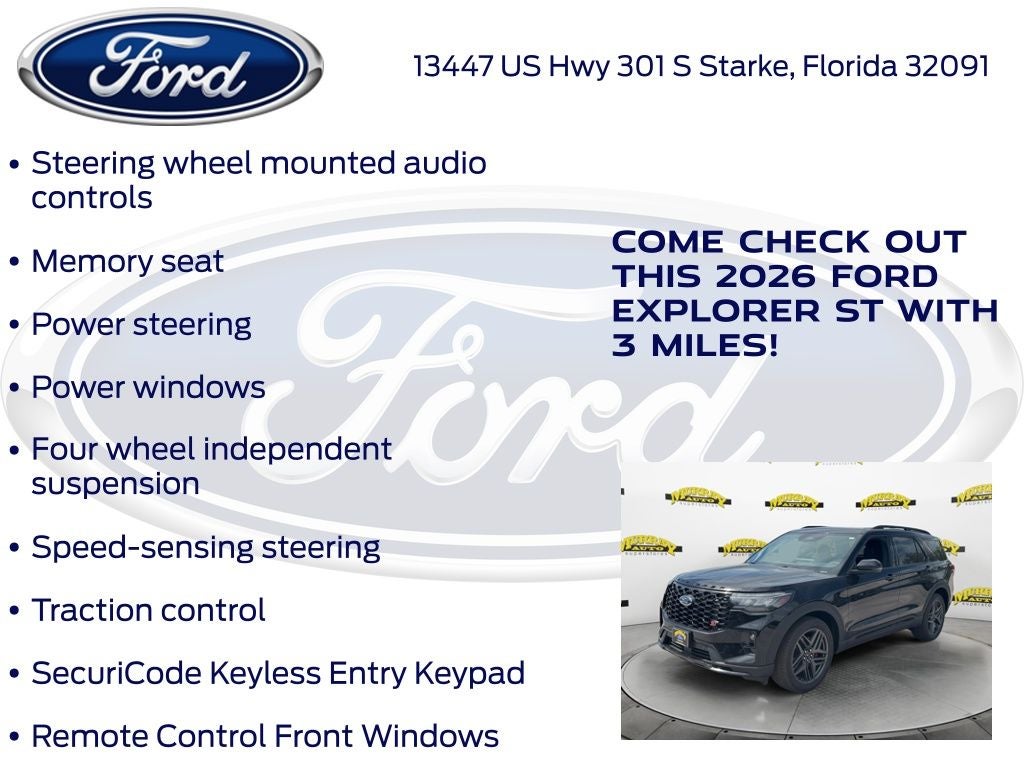 2026 Ford Explorer ST 400A