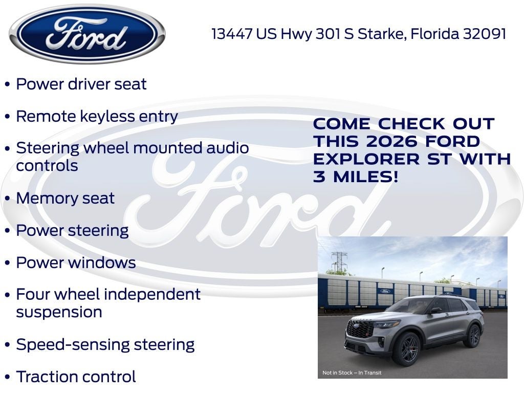 2026 Ford Explorer ST 400A