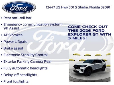 2026 Ford Explorer ST 400A