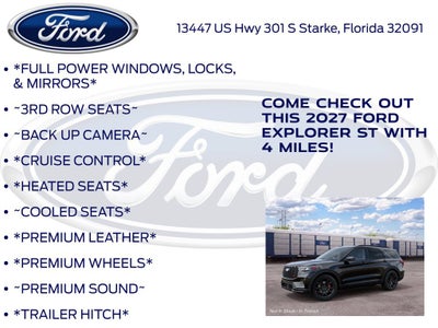 2027 Ford Explorer ST 400A