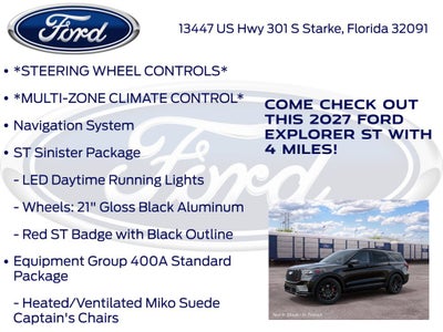 2027 Ford Explorer ST 400A