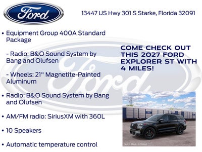 2027 Ford Explorer ST 400A