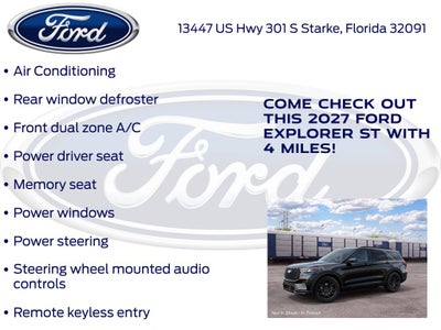 2027 Ford Explorer ST 400A