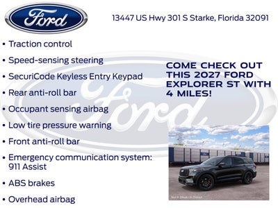 2027 Ford Explorer ST 400A