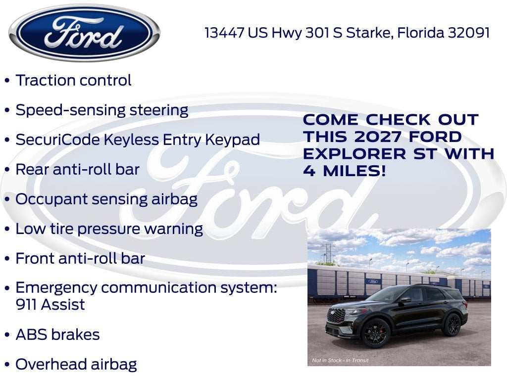 2027 Ford Explorer ST 400A