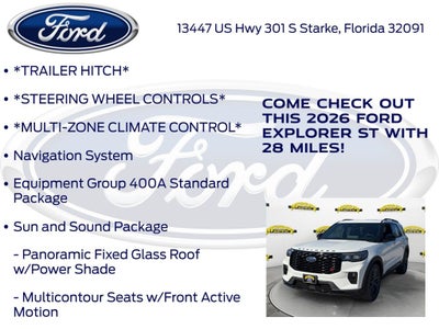 2026 Ford Explorer ST 400A