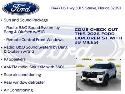 2026 Ford Explorer ST 400A