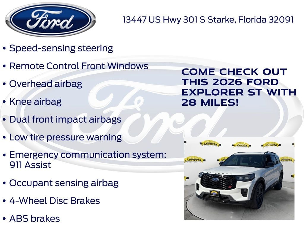 2026 Ford Explorer ST 400A